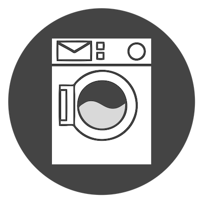fun facts about me icon, washing machine