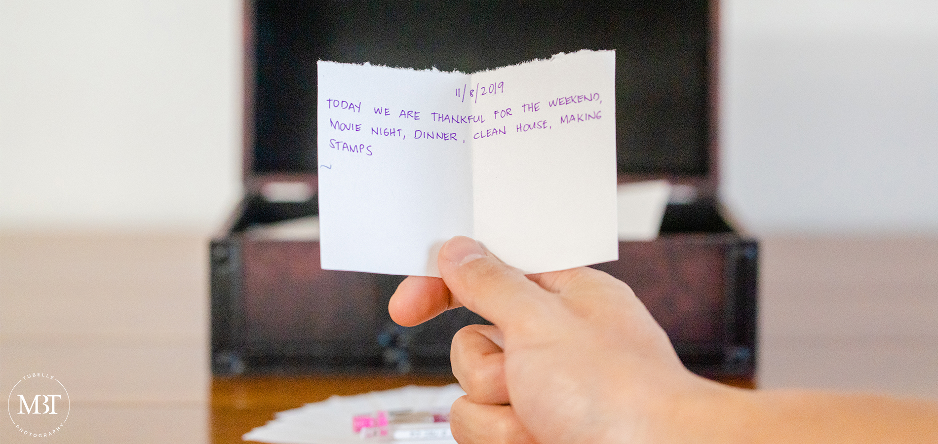 grateful notes - a family Thanksgiving tradition