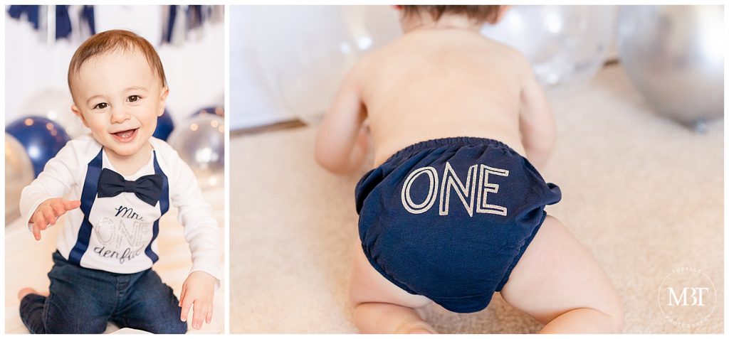 cake smash session in Fairfax, Virginia by a NoVa cake smash Photographer