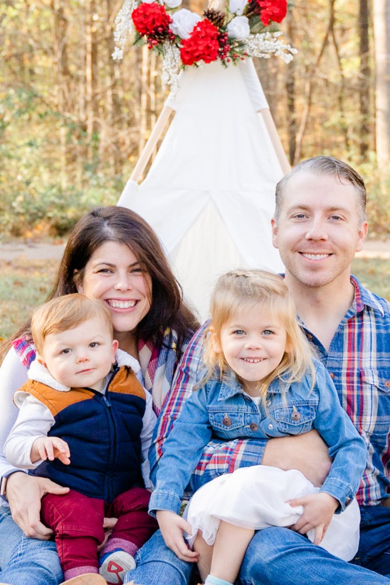 family portrait in Manassas, Virginia taken by a Northern Virginia family photographer