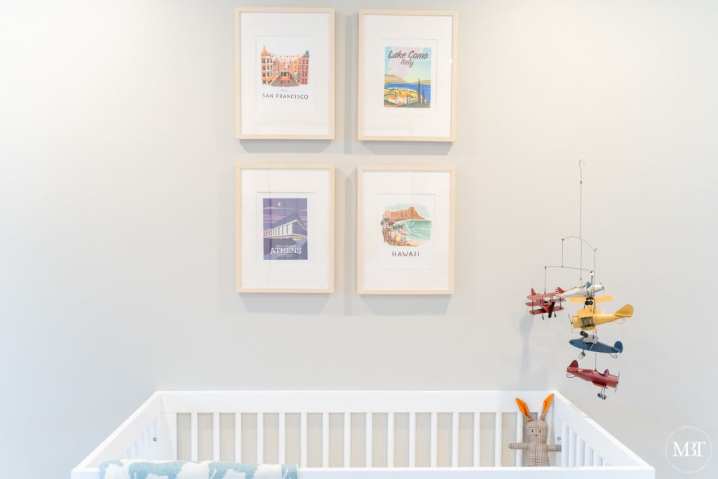 nursery decoration taken during an in home newborn session in Reston, Virginia taken by a Washington, DC photographer