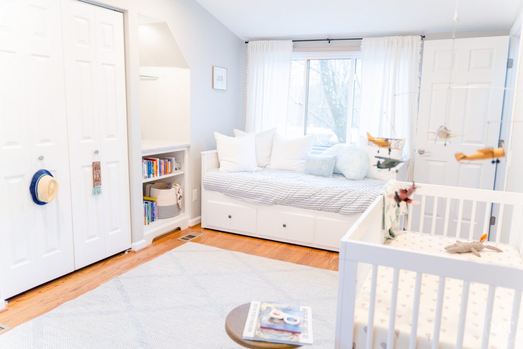 nursery taken during an in home newborn session in Reston, Virginia by a Washington, DC newborn photographer