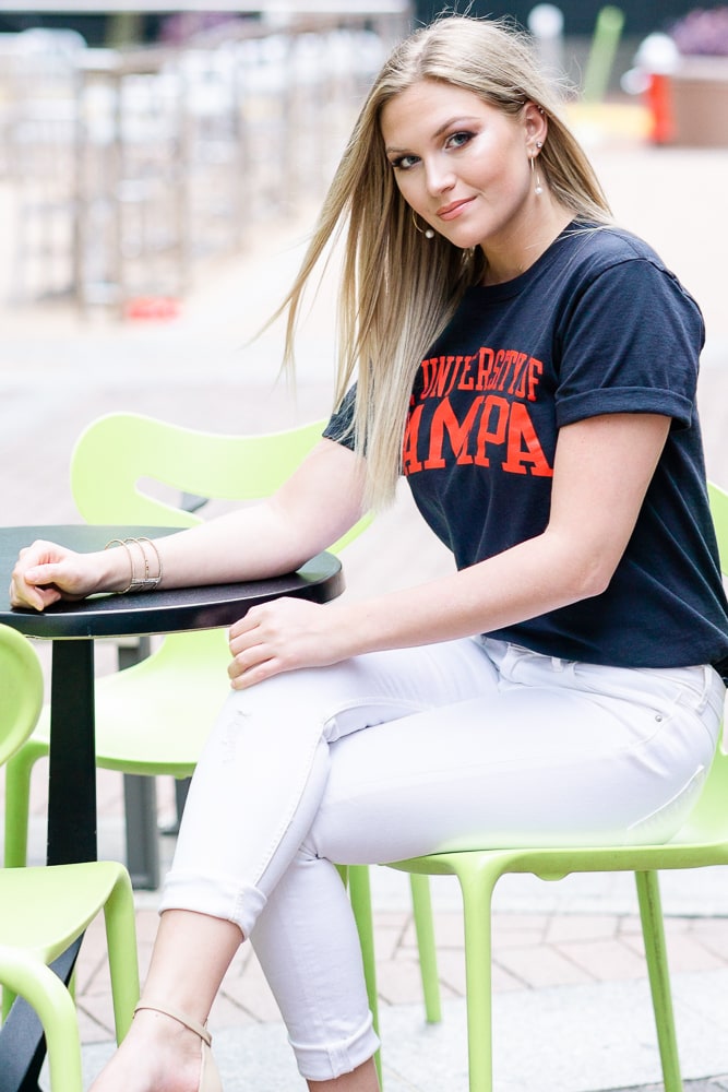 girl during her senior session in Gainesville, Virginia taken by a Prince William County senior photographer
