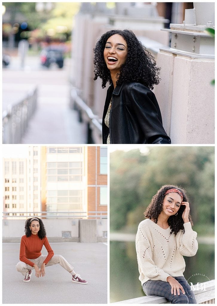girl during her senior session in Reston, Virginia taken by TuBelle Photography, a Northern Virginia senior photography