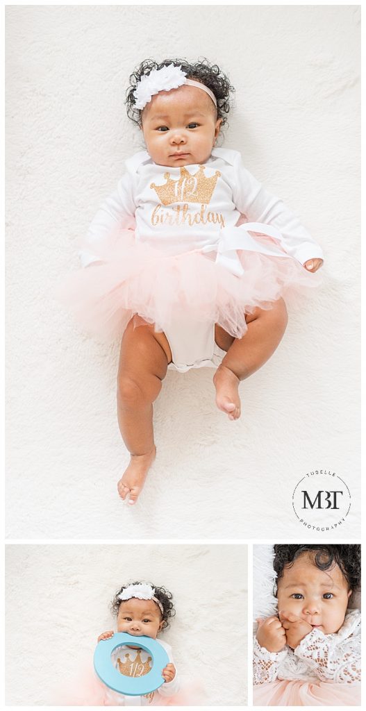 milestone baby photos taken in Woodbridge, Virginia, taken by TuBelle Photography, a milestone photographer in Northern Virginia for baby
