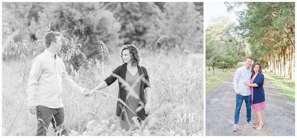 mom and dad at Claude Moore Park in Sterling, Virginia, taken for their family session by TuBelle Photography, a Loudoun County, Virginia family photographer